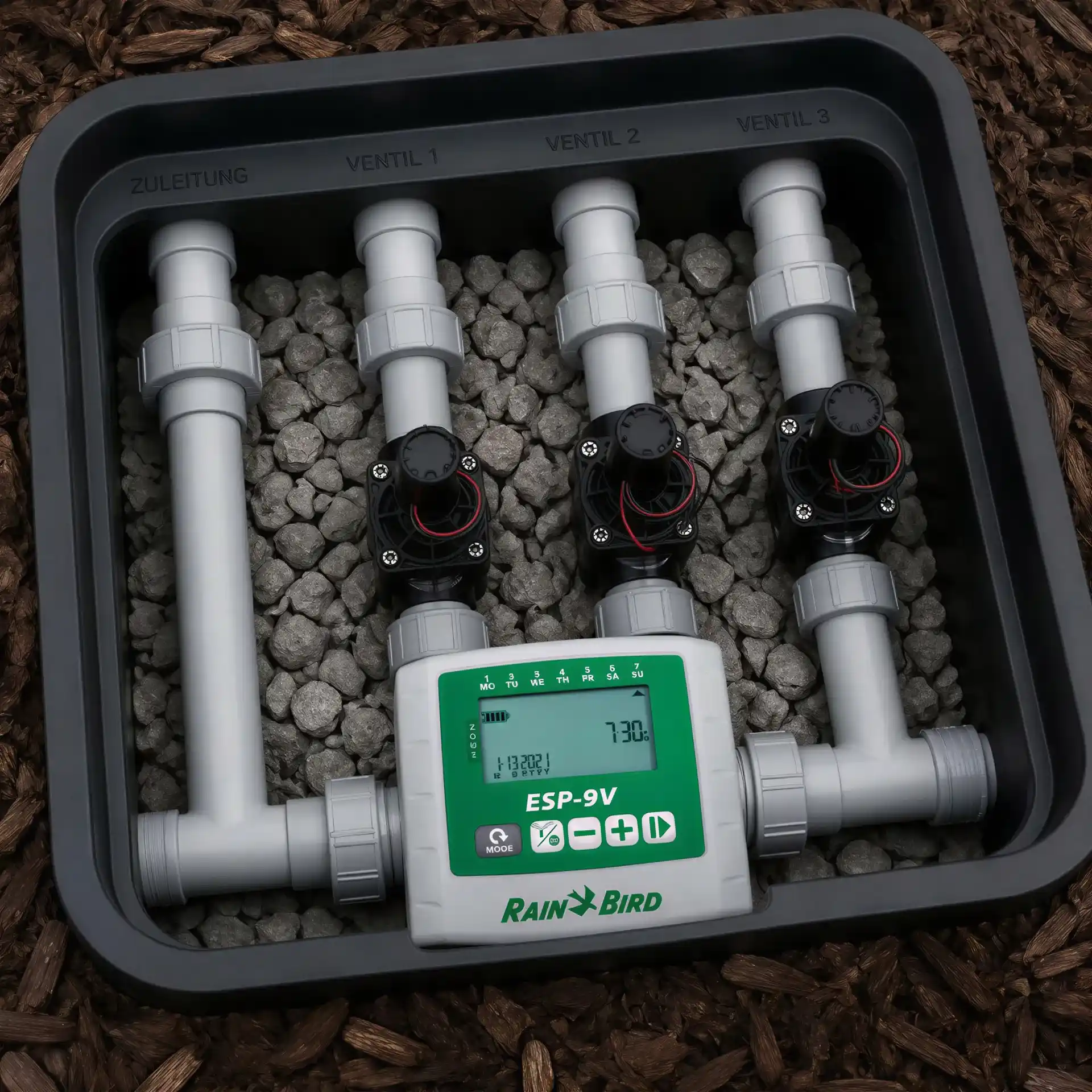 Rain Bird ESP-9V battery-operated irrigation controller - 1 zone