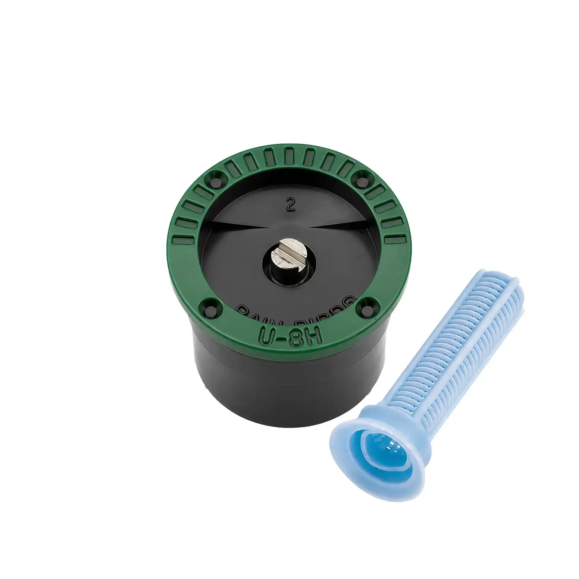 Rain Bird U-8H dual-orifice spray nozzle - 180° half-circle - 1.7 to 2.4 m radius