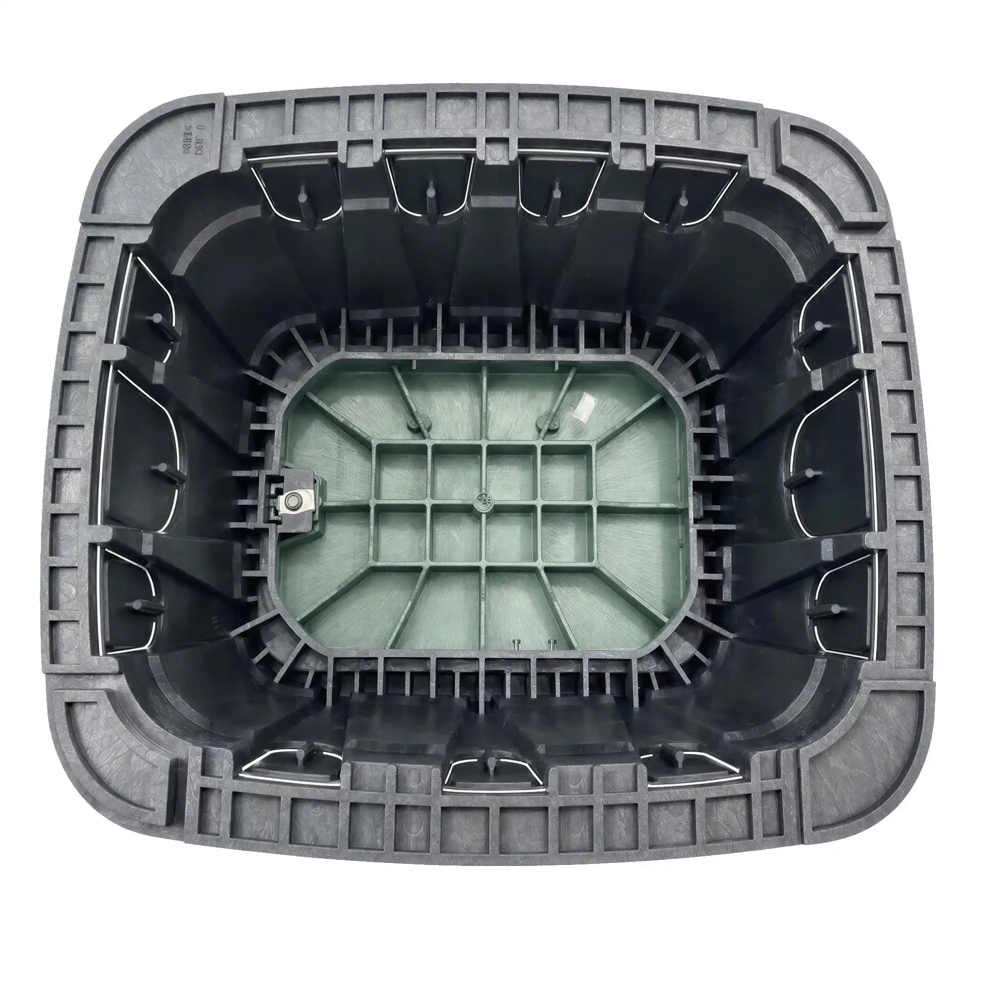 Rain Bird VB-STD-H rectangular standard valve box - 59 x 49 x 31 cm - lockable green lid
