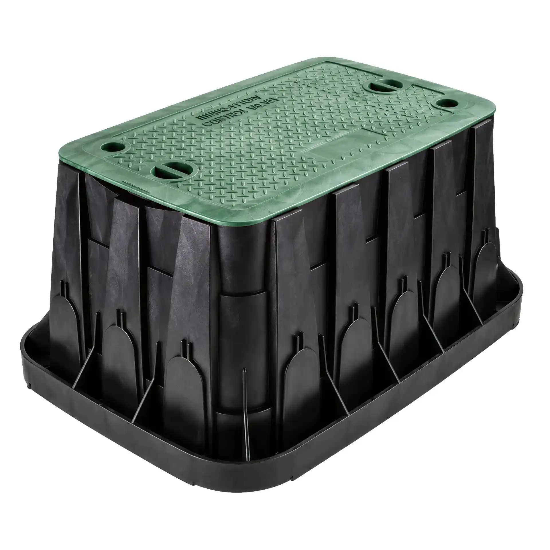 Rain Bird VB-SPR-H rectangular super jumbo valve box - 84 x 61 x 38 cm - lockable green lid