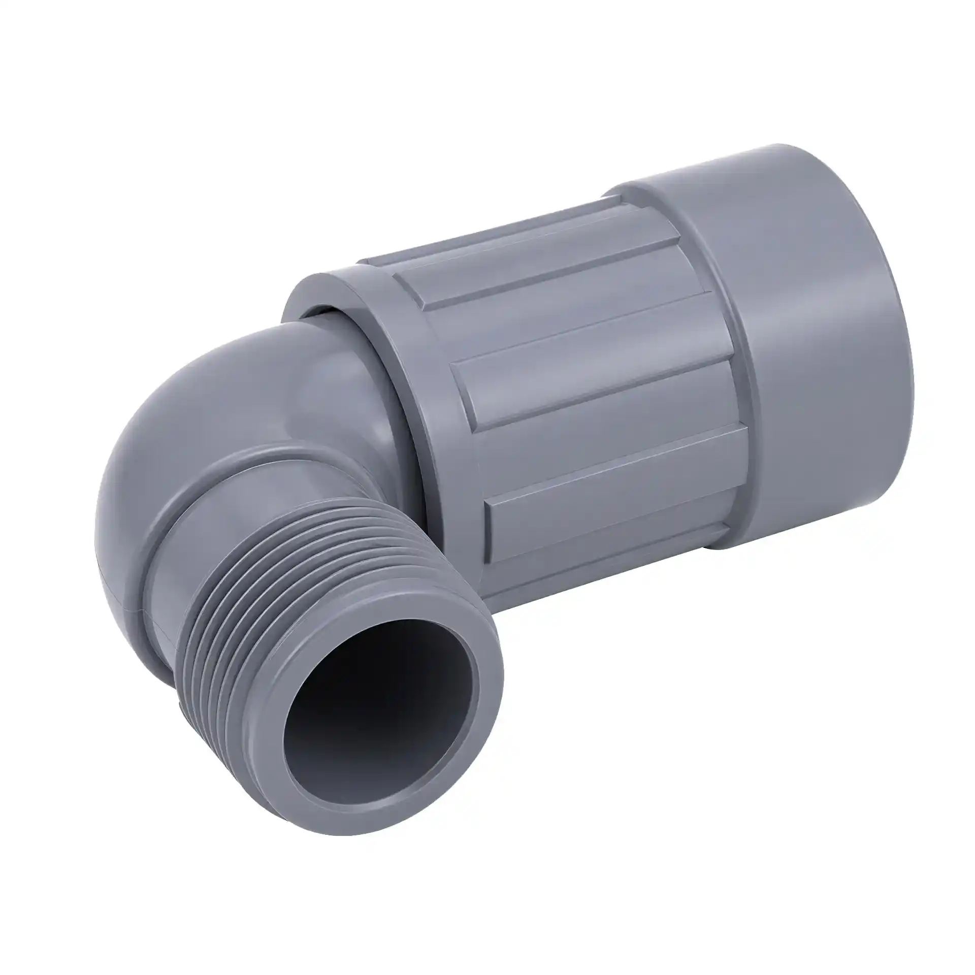 Rain Bird PVC Ventilverteiler 1206-010 - 90° Bogen mit 1 Zoll AG auf 1 Zoll IG