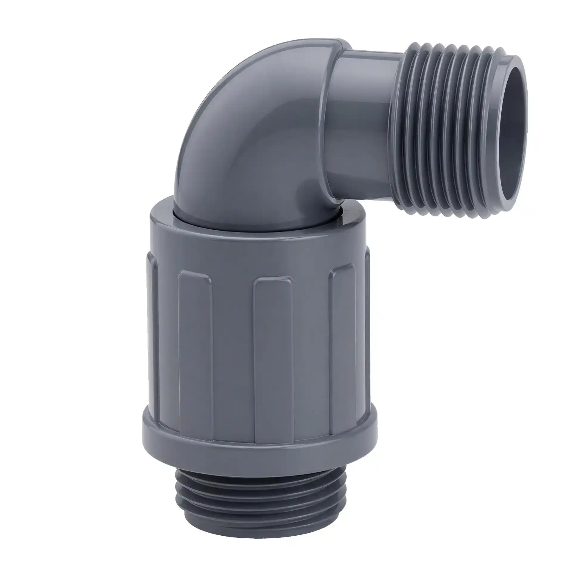 Rain Bird PVC Ventilverteiler 1306-010 - 90° Bogen mit 1 Zoll AG auf 1 Zoll AG