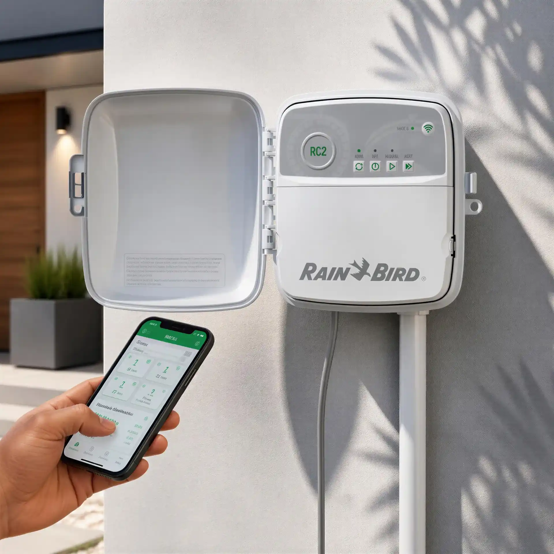 Rain Bird RC2-8-230V Steuergerät für Außen - 8 Zonen - integriertes WLAN