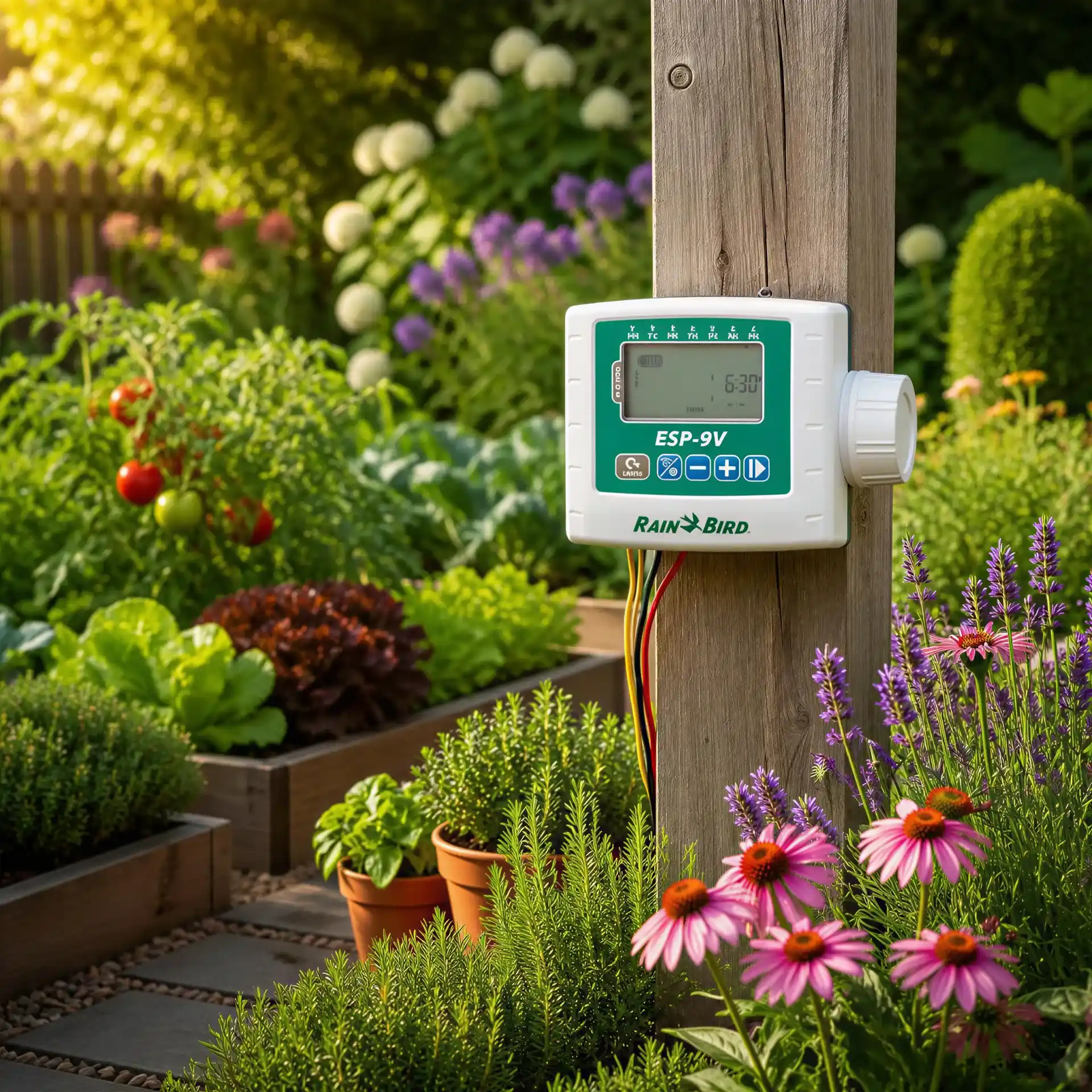 Rain Bird ESP-9V battery-operated irrigation controller - 1 zone