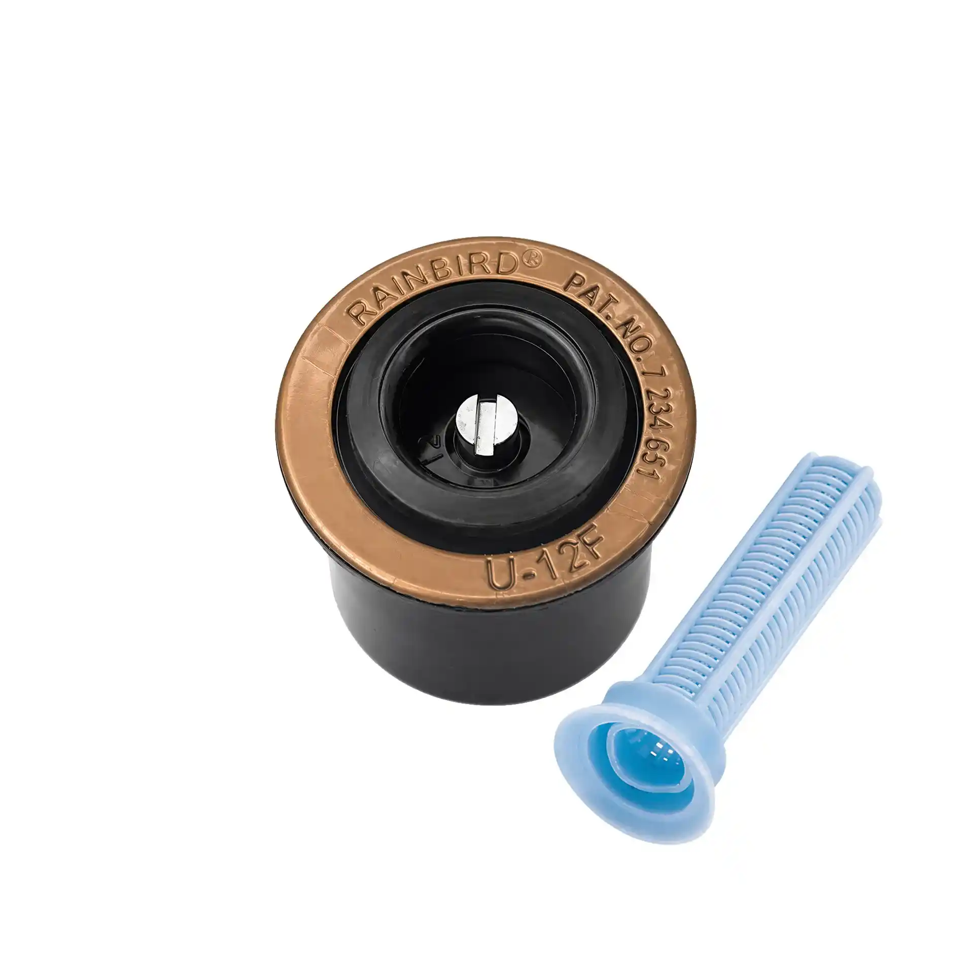 Rain Bird U-12F dual-orifice spray nozzle - 360° full-circle - 2.7 to 3.7 m radius
