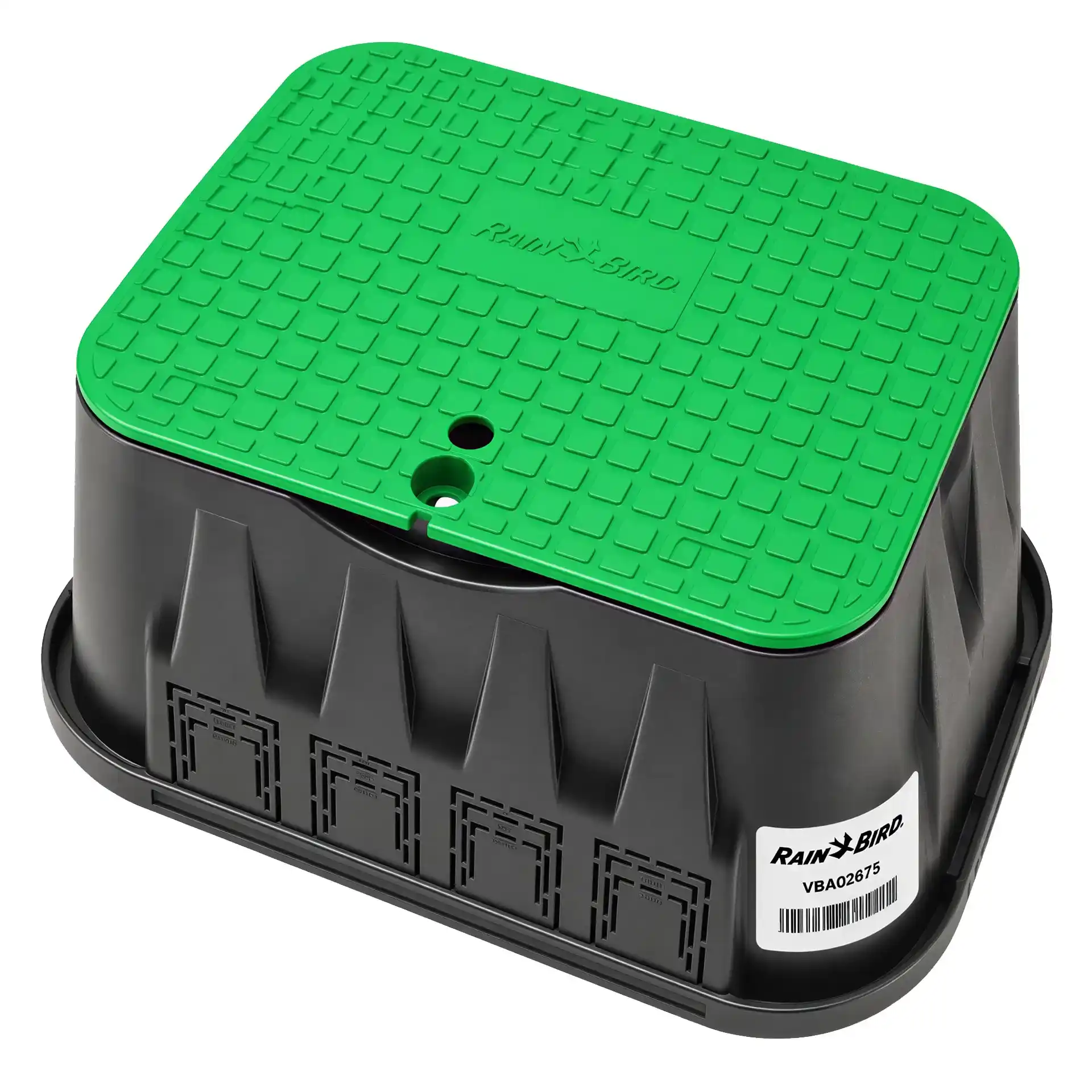 Rain Bird VBA02675 rectangular jumbo valve box - 63 x 48 x 31 cm - lockable green lid