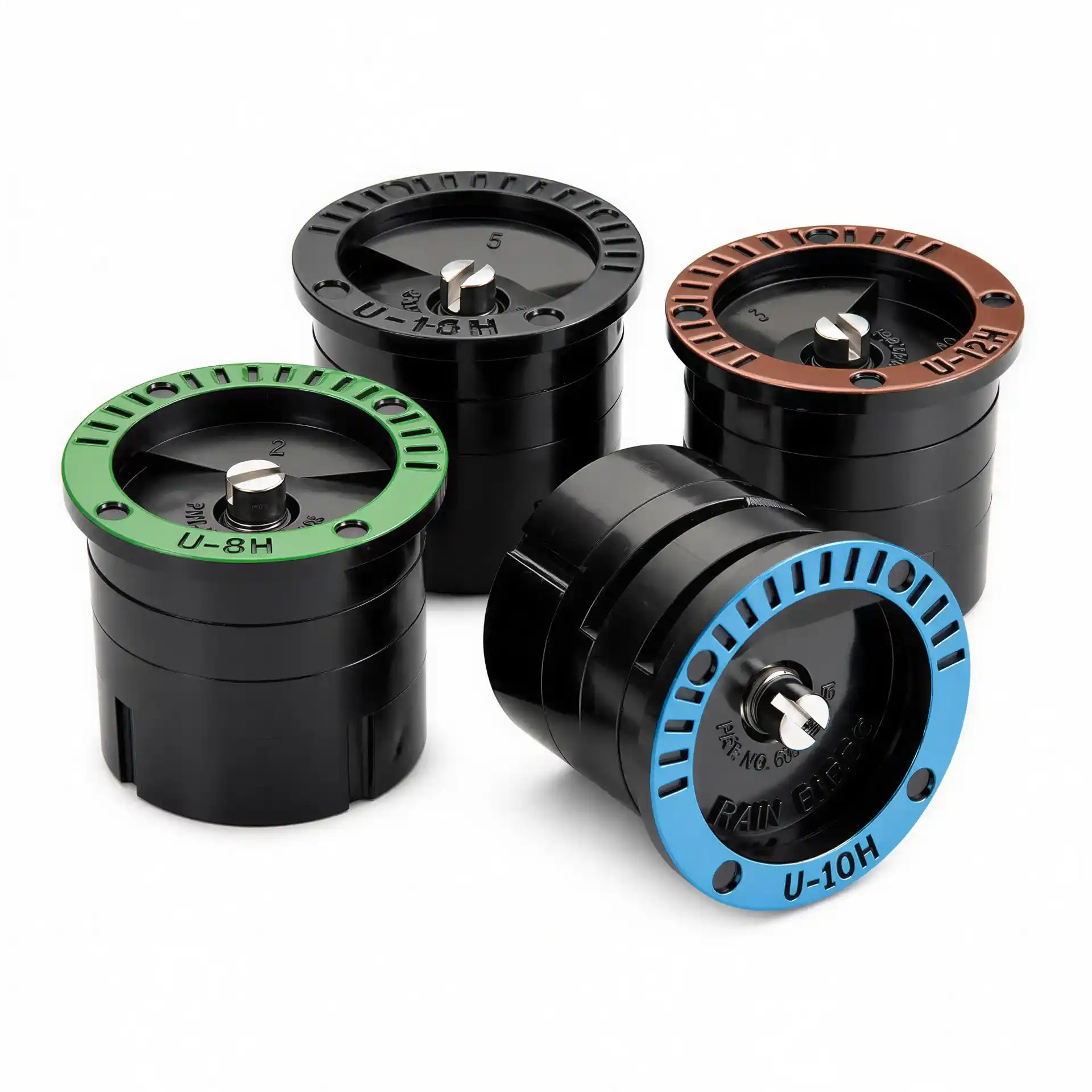 Rain Bird U-8Q dual-orifice spray nozzle - 90° quarter-circle - 1.7 to 2.4 m radius