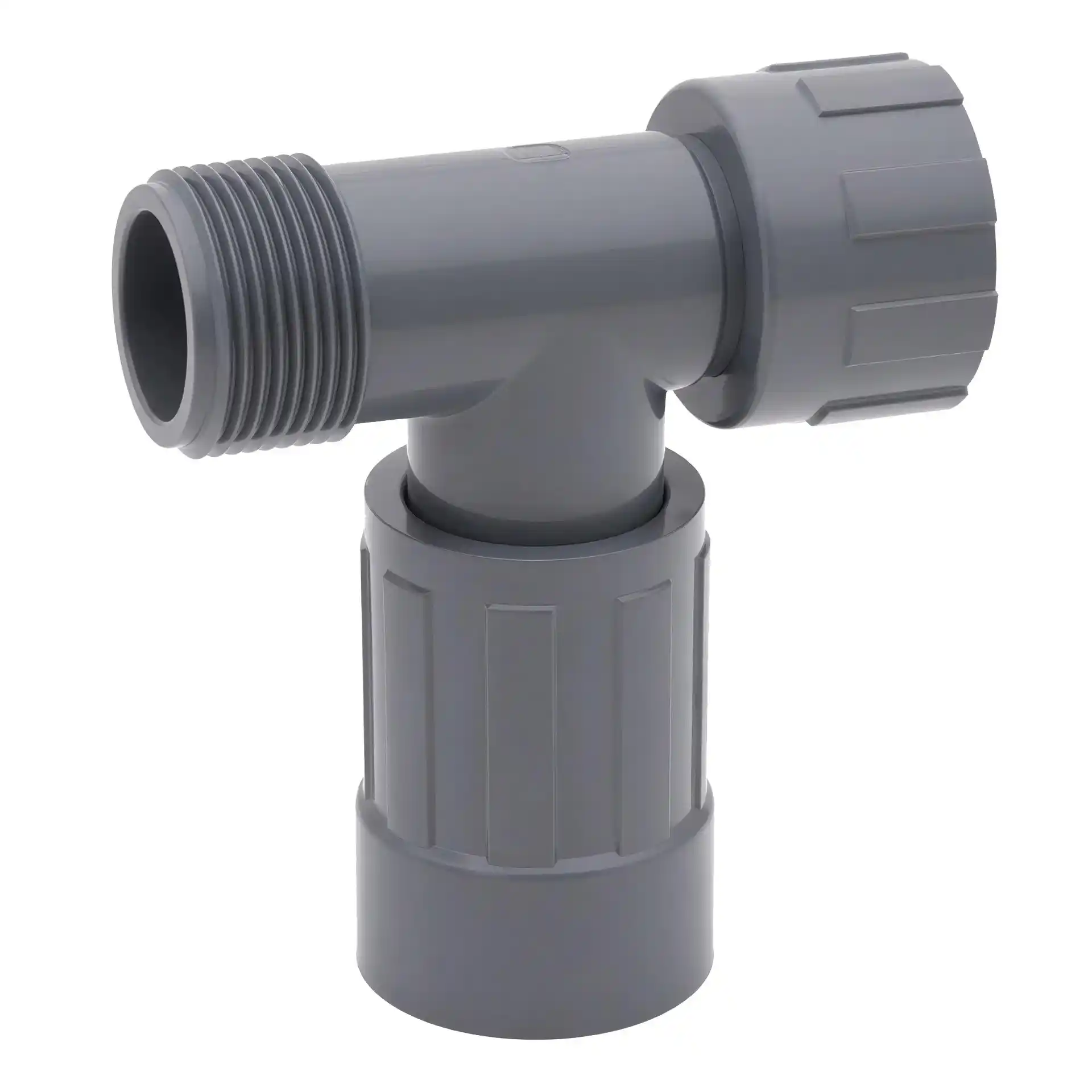 Rain Bird PVC Ventilverteiler 1201-010 - T-Stück - 1 Zoll IG auf 1 Zoll IG + AG